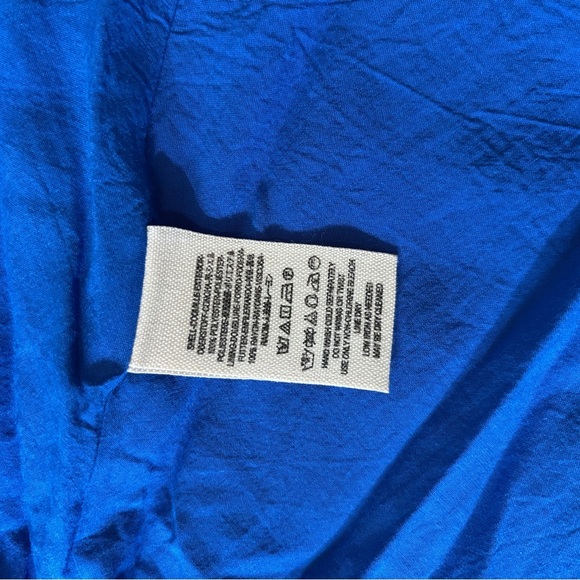 Free People Lilou Floral Bell Sleeve Blue Dress - Picture 4 of 6